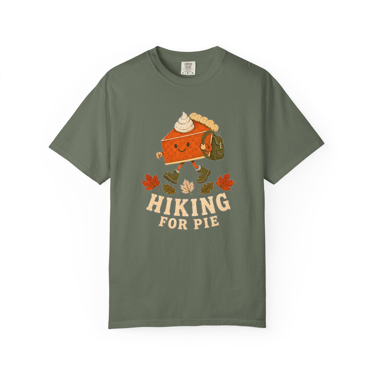 Hiking For Pie T-Shirt — Cute Autumn Hiking Pie Graphic Tee