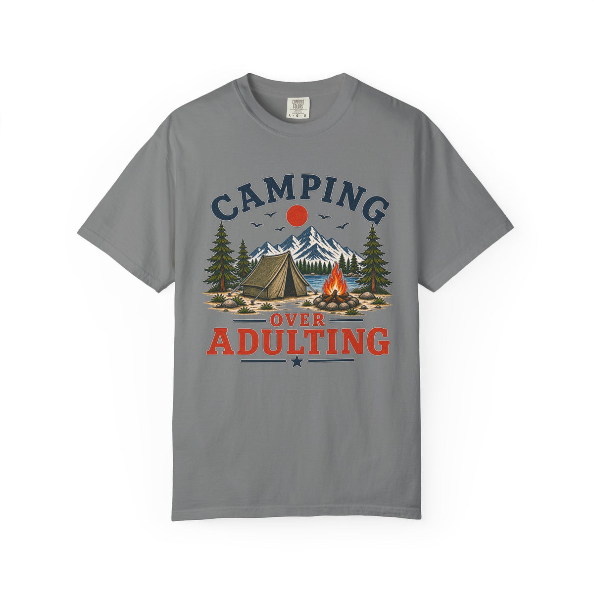 Camping Over Adulting T-Shirt