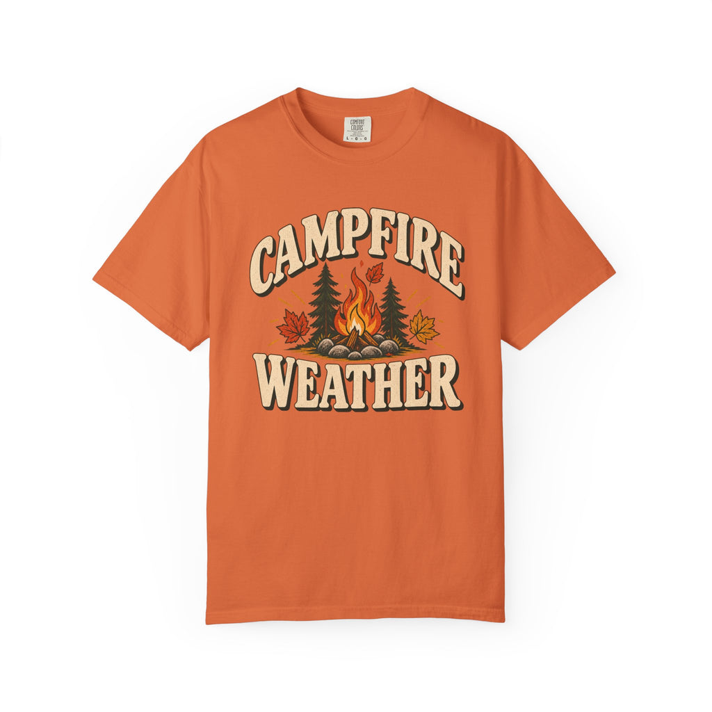 Campfire Weather T-Shirt — Retro Outdoor Camping Tee