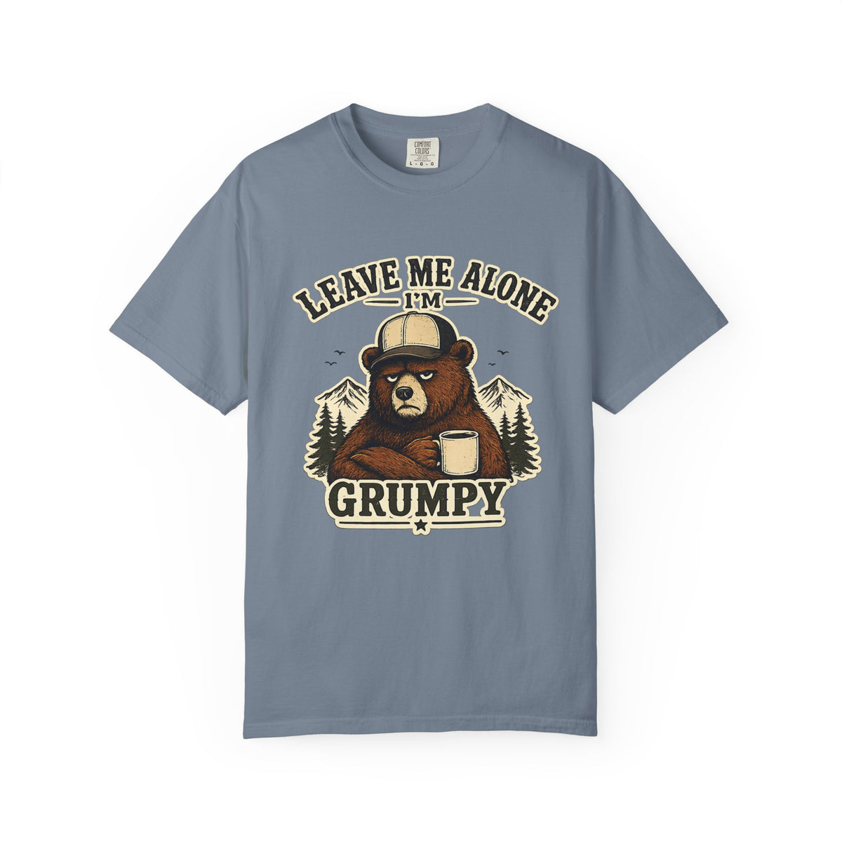 Grumpy Bear T-Shirt - "Leave Me Alone I'm Grumpy" Graphic Tee