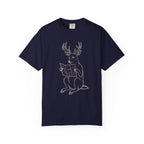 Deer Reading Graphic T-Shirt