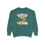 Peak Performance Optional Sweatshirt — Retro Mountain Graphic Crewneck