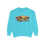 Vintage Camper Sweatshirt — Scenic RV Road Trip Graphic