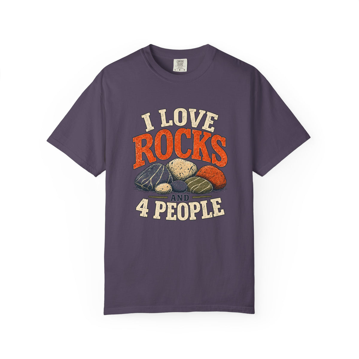 I Love Rocks and 4 People T-Shirt
