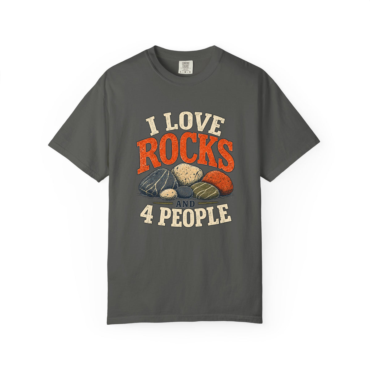 I Love Rocks and 4 People T-Shirt