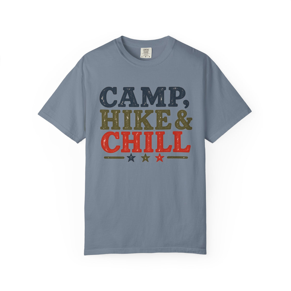Camp, Hike & Chill Graphic T-Shirt