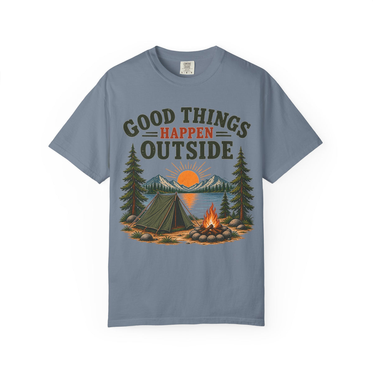 Good Things Happen Outside Camping T-Shirt