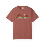 Scenic Route Mountain T-Shirt — "Scenic Route No Rush" Vintage Outdoor Tee