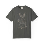 Deer Reading Graphic T-Shirt