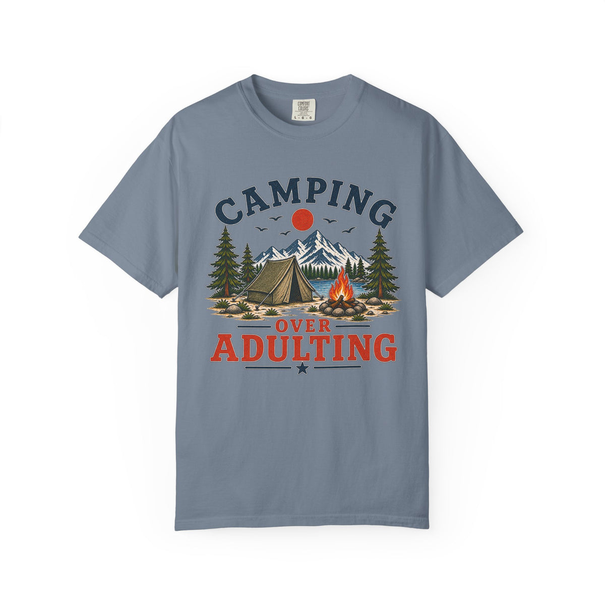 Camping Over Adulting T-Shirt