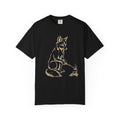 Fox Playing with Mouse T-Shirt — Woodland Animal Illustration Tee