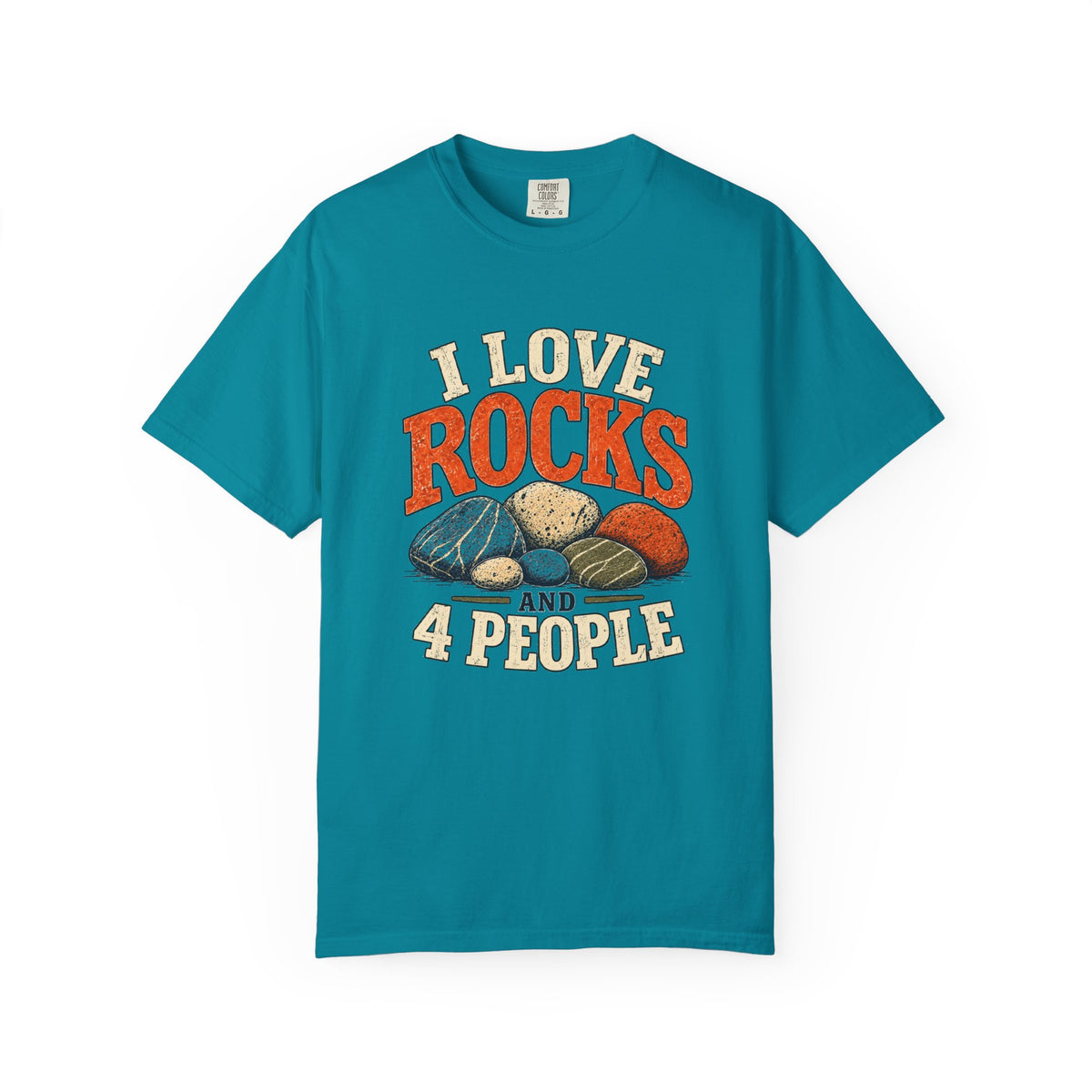 I Love Rocks and 4 People T-Shirt