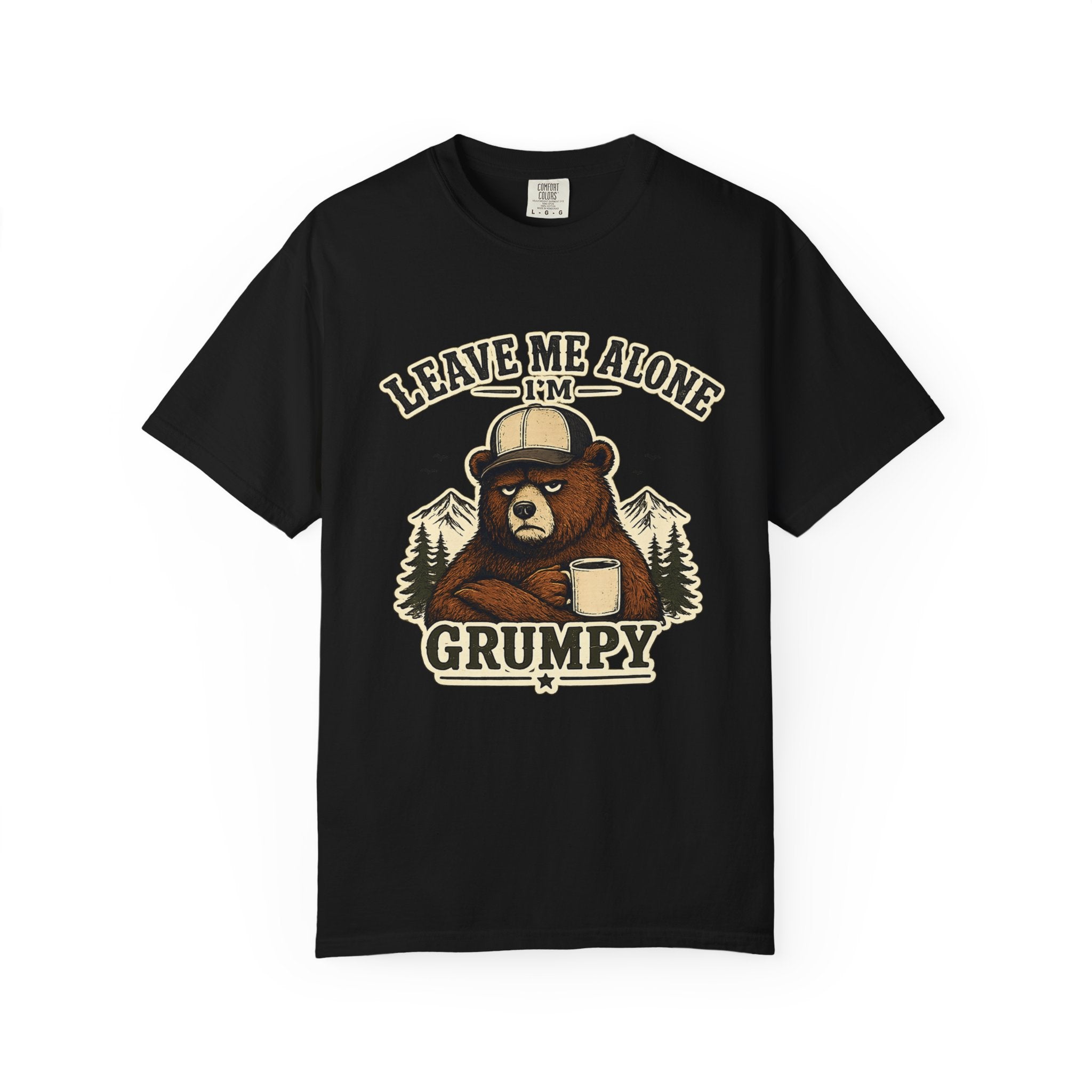 Grumpy Bear T-Shirt - "Leave Me Alone I'm Grumpy" Graphic Tee