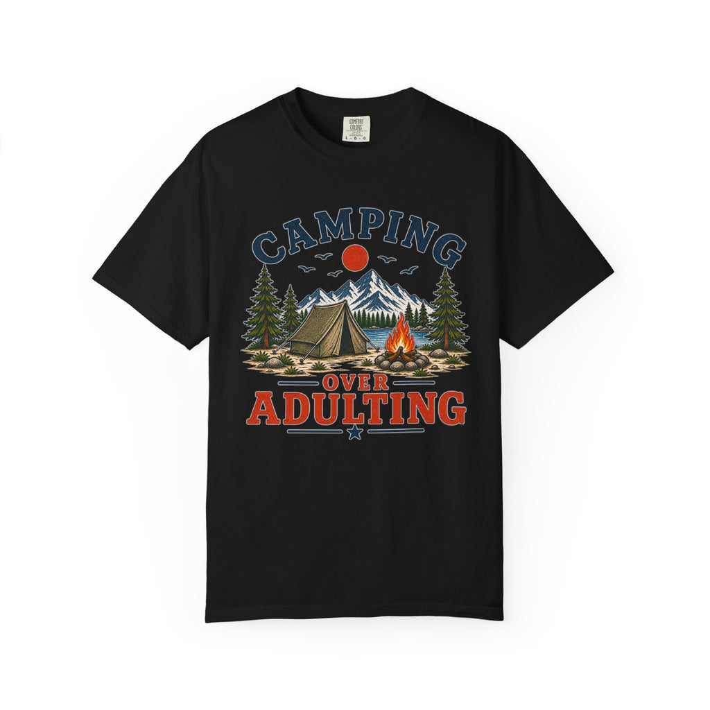 Camping Over Adulting T-Shirt