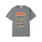 More Trails Less Emails T-Shirt — Outdoor Adventure Graphic Tee