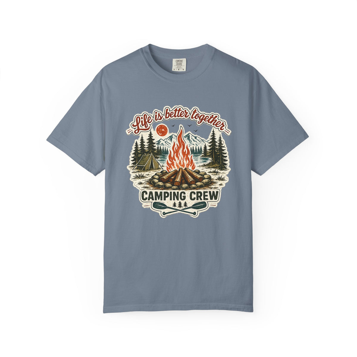 Camping Over Adulting T-Shirt — Funny Outdoor Camping Tee for Campers & Adventurers
