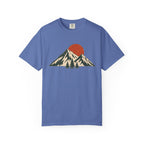 Sunset Mountain T-Shirt — Vintage Mountain & Trees Graphic Tee
