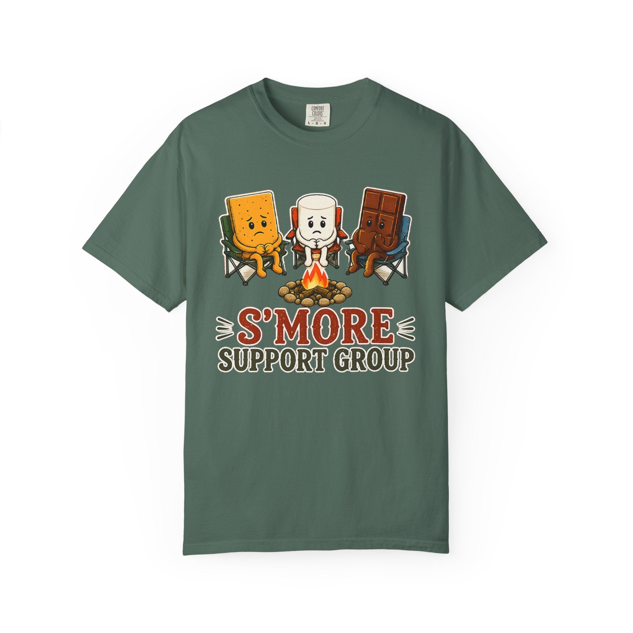S'more Support Group T-Shirt — Cute Camping Campfire Marshmallow, Chocolate & Graham Tee