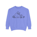 Raccoon Family Garment-Dyed Sweatshirt