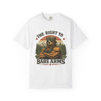T-Shirt — "The Right to Bare Arms" Bear Graphic Tee