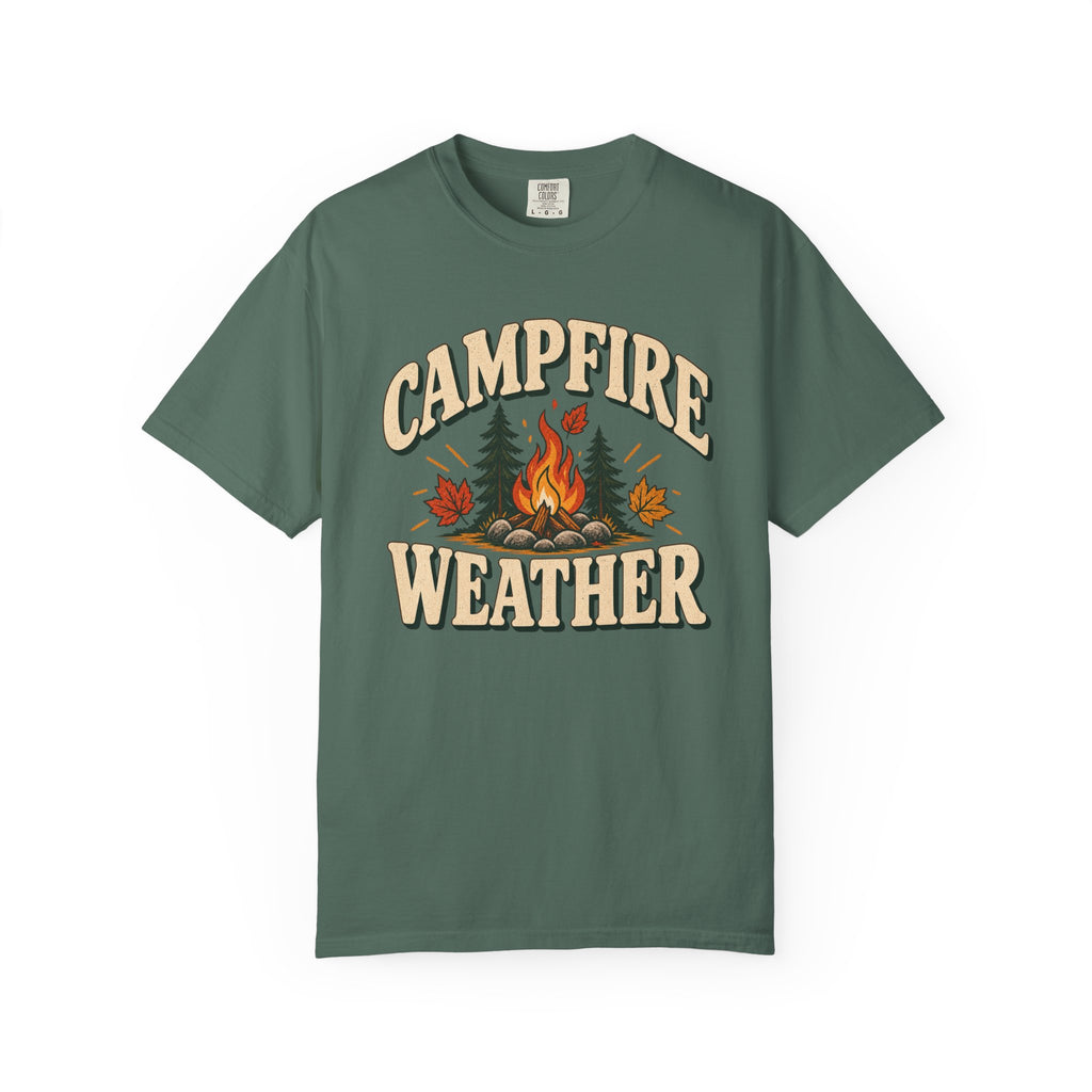 Campfire Weather T-Shirt — Retro Outdoor Camping Tee