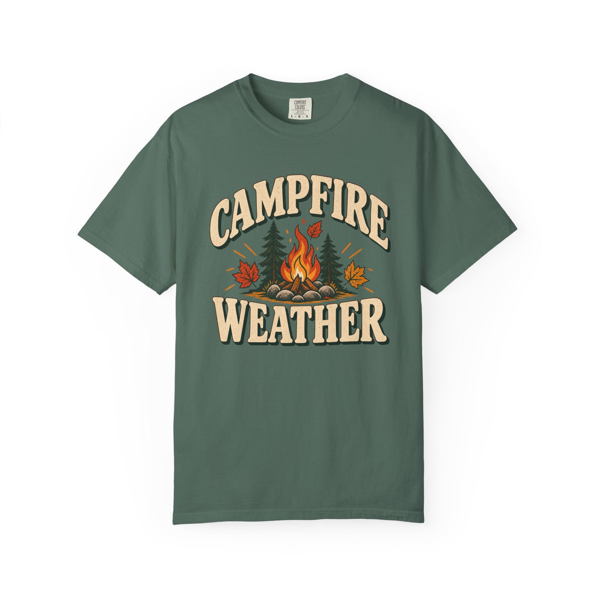 Campfire Weather T-Shirt — Retro Outdoor Camping Tee