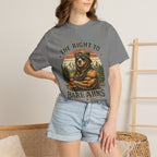 T-Shirt — "The Right to Bare Arms" Bear Graphic Tee