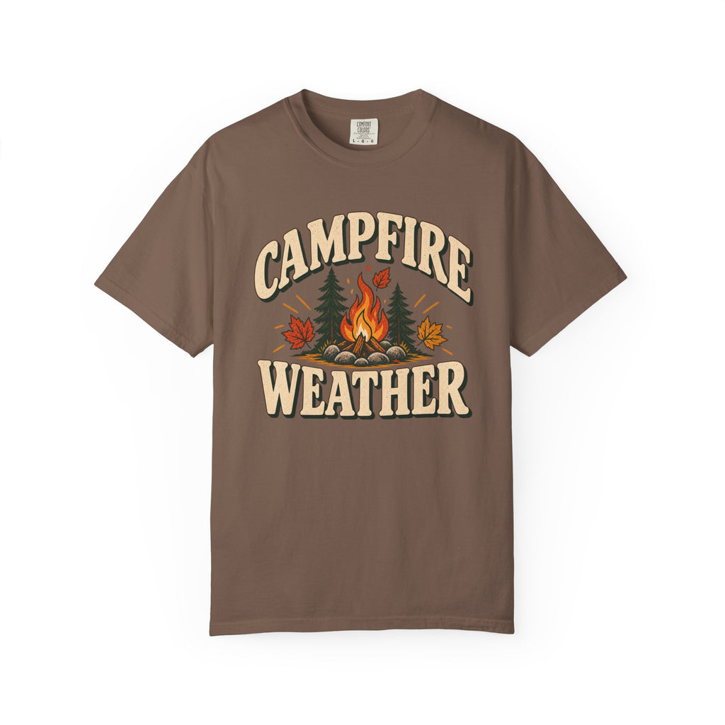 Campfire Weather T-Shirt — Retro Outdoor Camping Tee