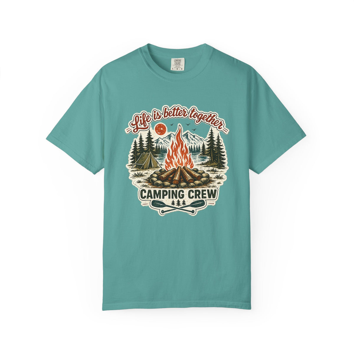 Camping Over Adulting T-Shirt — Funny Outdoor Camping Tee for Campers & Adventurers