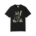 Raccoon Campfire T-Shirt — Marshmallow Roasting Graphic Tee