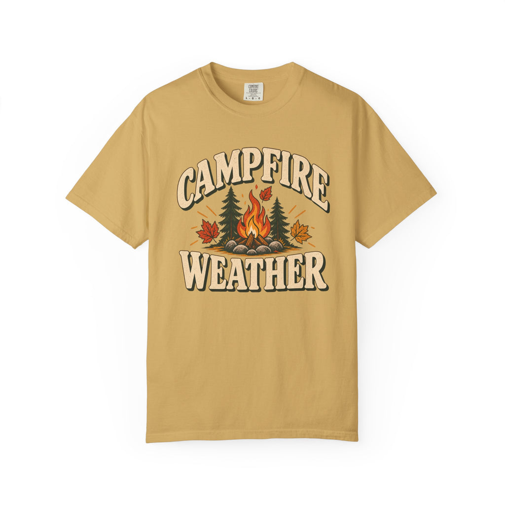 Campfire Weather T-Shirt — Retro Outdoor Camping Tee