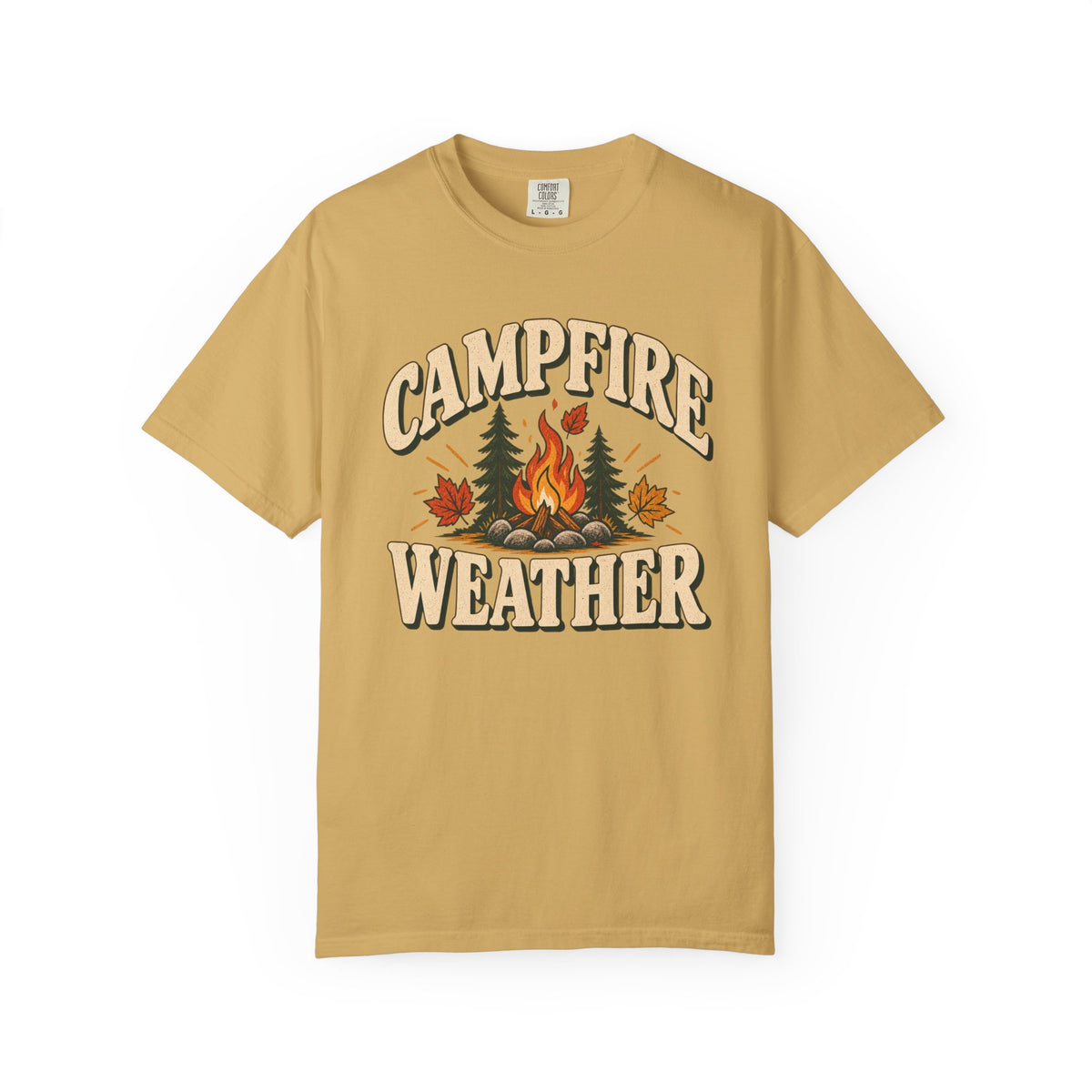 Campfire Weather T-Shirt — Retro Outdoor Camping Tee