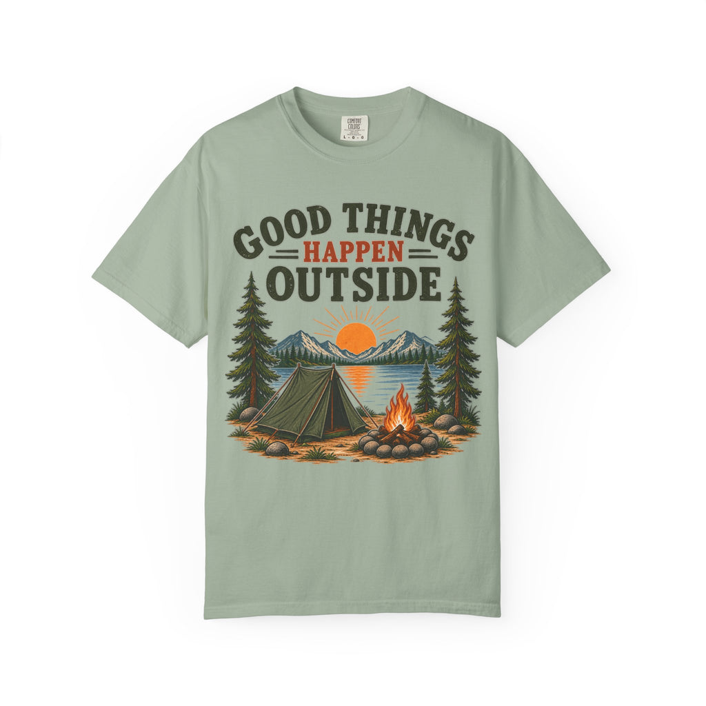 Good Things Happen Outside Camping T-Shirt
