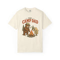 Camp Dad T-Shirt — Vintage Bear Camping Graphic Tee (Don’t Touch Fire)