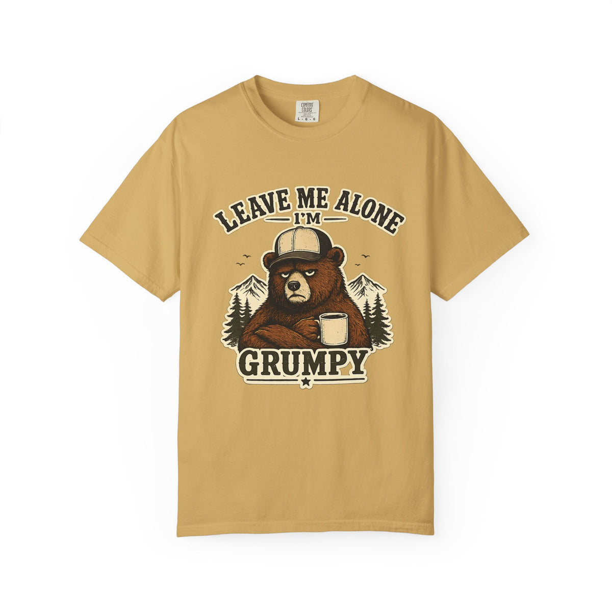Grumpy Bear T-Shirt - "Leave Me Alone I'm Grumpy" Graphic Tee