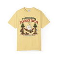 Professional Hammock Tester T-Shirt — Funny Camping Marshmallow Graphic