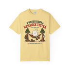 Professional Hammock Tester T-Shirt — Funny Camping Marshmallow Graphic