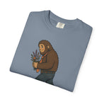 Sasquatch Bouquet T-Shirt — Cute Bigfoot Illustration Tee