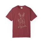 Deer Reading Graphic T-Shirt