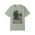 Proof We Left The Cabin T-Shirt — Retro Bear Camping Graphic Tee