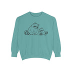 Raccoon Family Garment-Dyed Sweatshirt