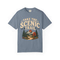 Take The Scenic Trail T-Shirt — Vintage Hiking Graphic Tee for Outdoor Lovers