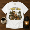 Camp Mom T-Shirt — Retro Bear Camping Graphic Tee
