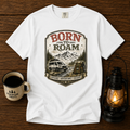 Born to Roam Adventure T-Shirt — Vintage Camper Van Travel Tee
