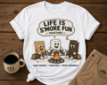 Life Is S'more Fun T-Shirt — Campfire Marshmallow & S'more Graphic