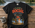 Low Social Battery T-Shirt — Camping Outdoor Introvert Graphic Tee