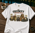 Grumpy Outdoor Crew T-Shirt — Funny Camping Graphic Tee