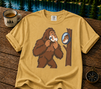 Sasquatch Mirror T-Shirt — Funny Bigfoot Reflection Graphic Tee