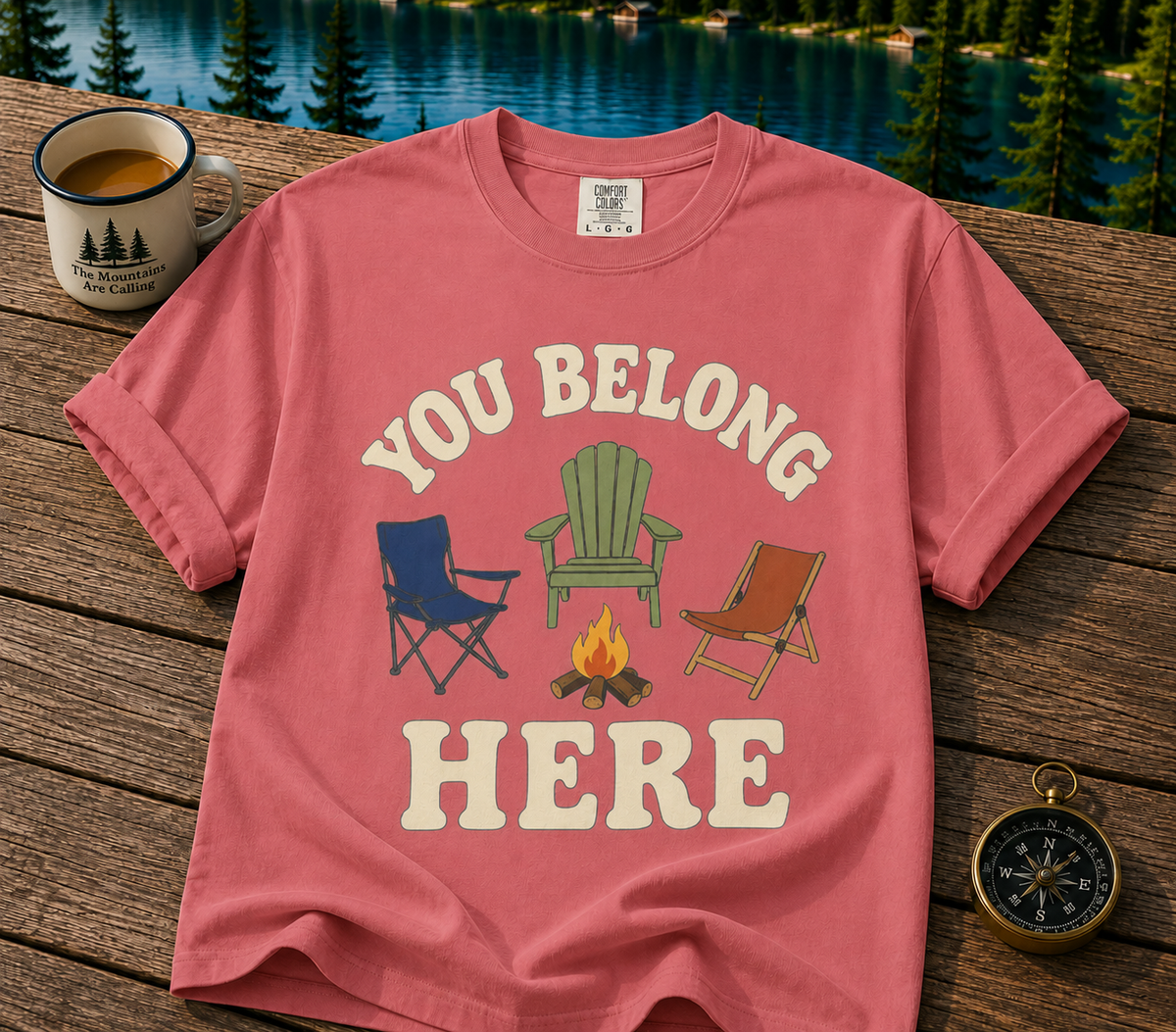 You Belong Here Campfire T-Shirt