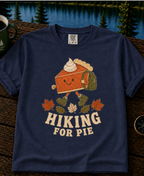 Hiking For Pie T-Shirt — Cute Autumn Hiking Pie Graphic Tee